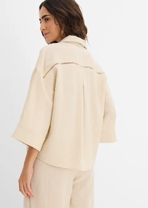 Camicia in misto viscosa, bonprix