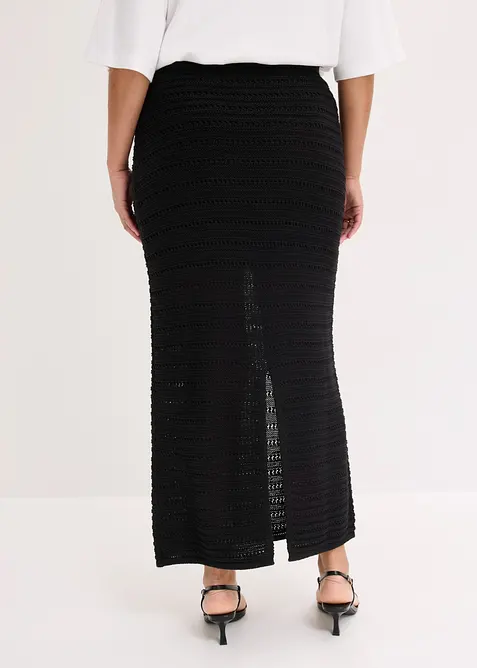 Gonna lunga di maglia, bonprix