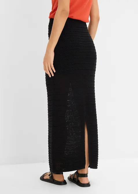 Gonna lunga di maglia, bonprix