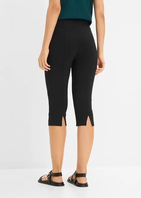 Pantaloni capri in punto di Roma, bonprix