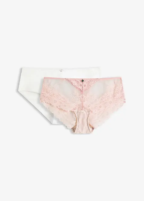 Panty con dietro privo di cuciture (pacco da 2), bonprix