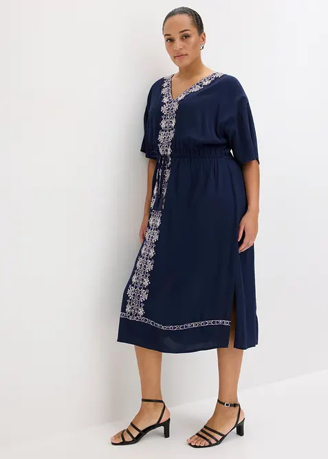 Abito midi in viscosa fluente, bonprix