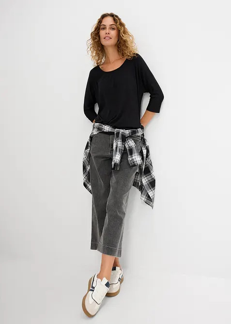 Maglia oversize in misto viscosa, bonprix