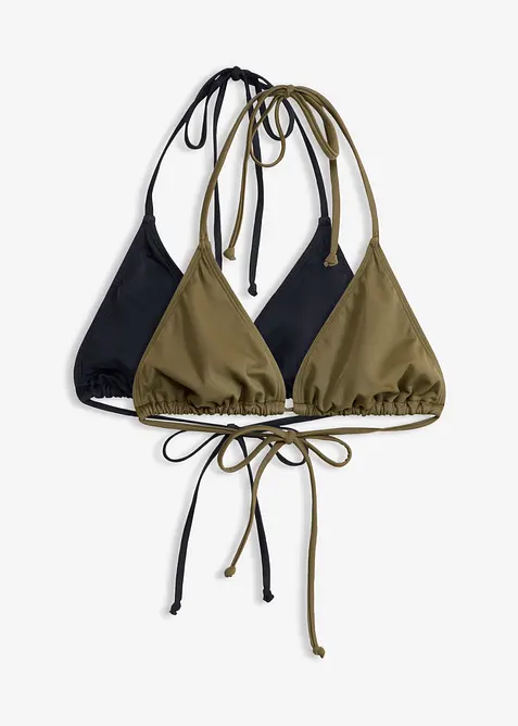 Reggiseno a triangolo per bikini (pacco da 2), bonprix