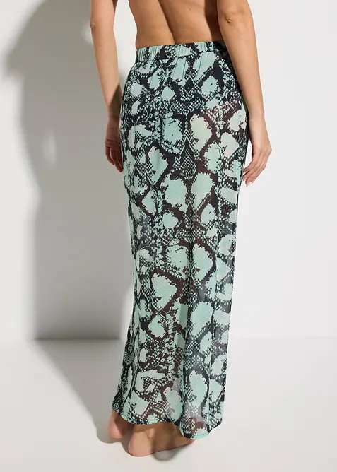 Gonna copricostume lunga in chiffon leggero, bonprix