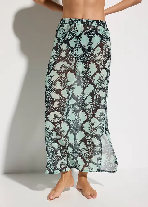 Gonna copricostume lunga in chiffon leggero, bonprix