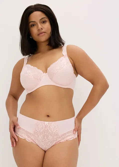 Reggiseno con ferretto e pizzo delicato (pacco da 2), bonprix