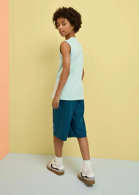 T-shirt e pantaloni corti in puro cotone biologico (set 2 pezzi), bonprix