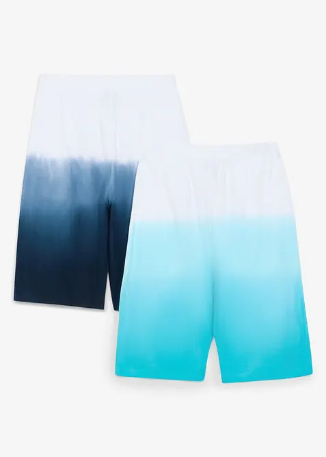 Bermuda lunghi in jersey di puro cotone biologico (pacco da2), bonprix