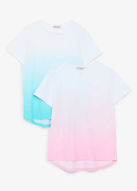 T-shirt con cotone biologico (pacco da 2), bonprix