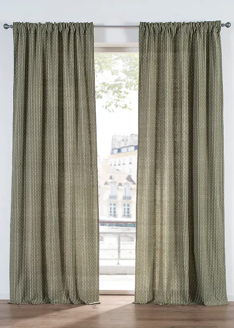 Tenda tessuta in cotone biologico (pacco da 1), bonprix