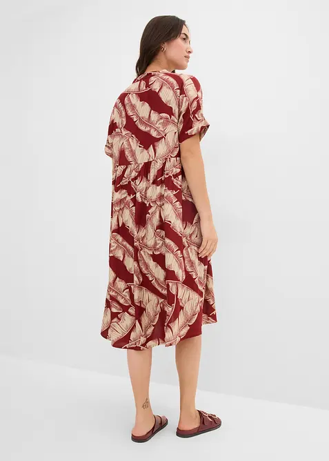 Caftano midi in viscosa fluente, bonprix