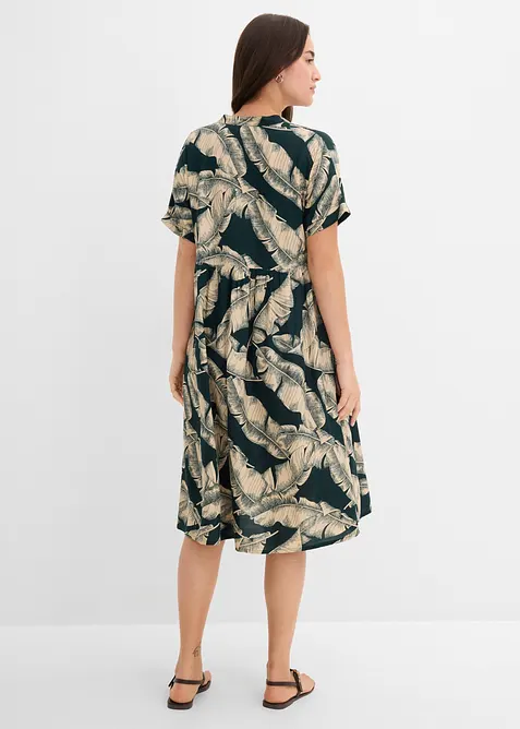 Caftano midi in viscosa fluente, bonprix