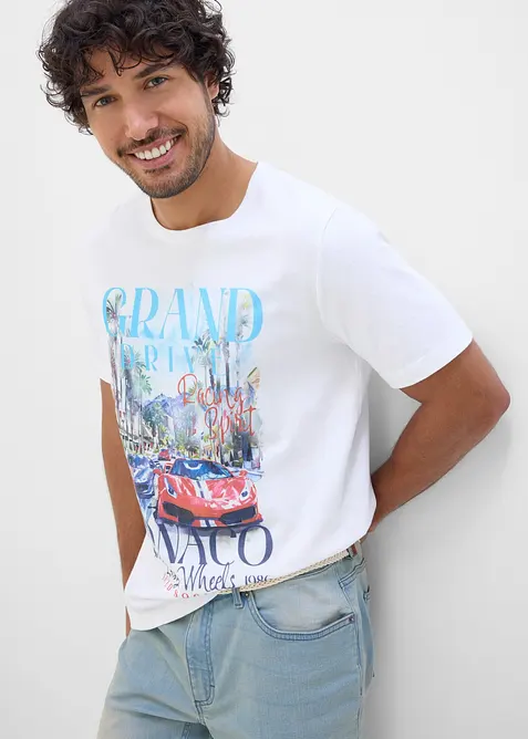 T-shirt in puro cotone biologico, bonprix