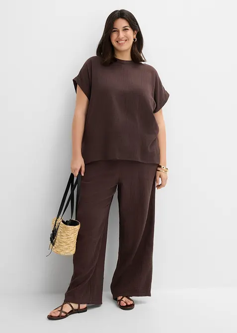 Blusa in mussola morbida, bonprix