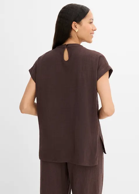 Blusa in mussola morbida, bonprix