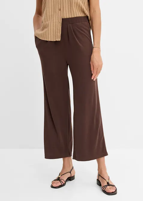 Pantaloni in jersey di misto viscosa morbido, bonprix