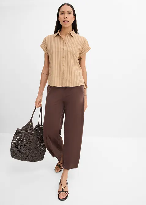 Pantaloni in jersey di misto viscosa morbido, bonprix