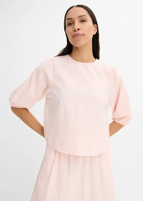 Blusa con maniche voluminose, bonprix