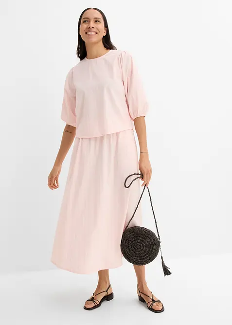 Blusa con maniche voluminose, bonprix