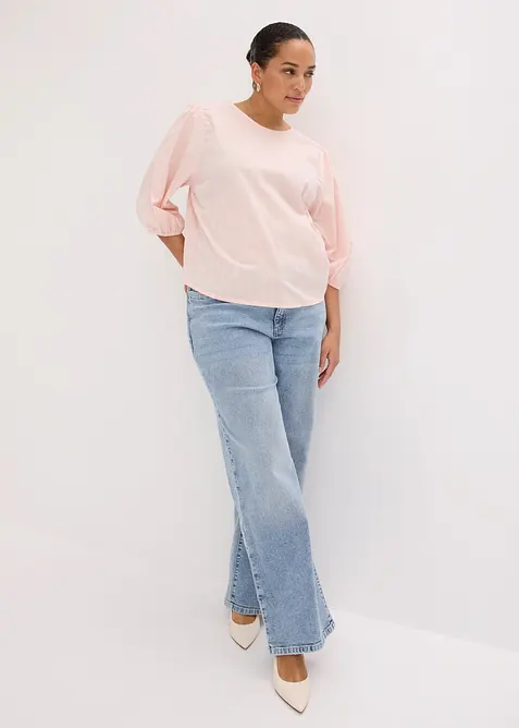 Blusa con maniche voluminose, bonprix