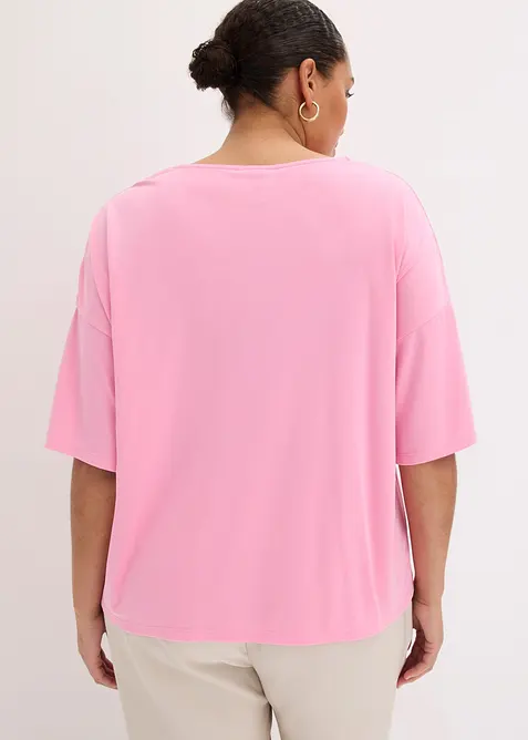 T-shirt in misto viscosa morbido, bonprix