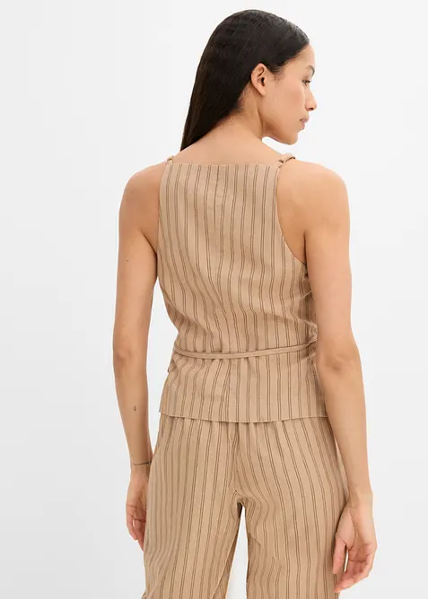 Gliet stile blazer in misto lino rinfrescante, bonprix
