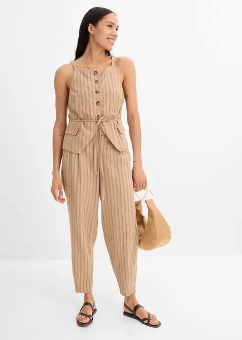 Gliet stile blazer in misto lino rinfrescante, bonprix