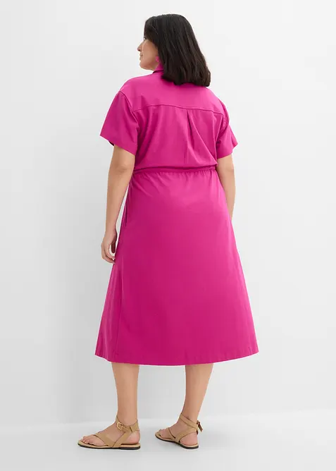 Abito in jersey di cotone elasticizzato, bonprix