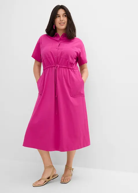 Abito in jersey di cotone elasticizzato, bonprix
