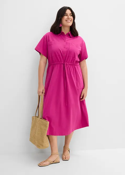 Abito in jersey di cotone elasticizzato, bonprix