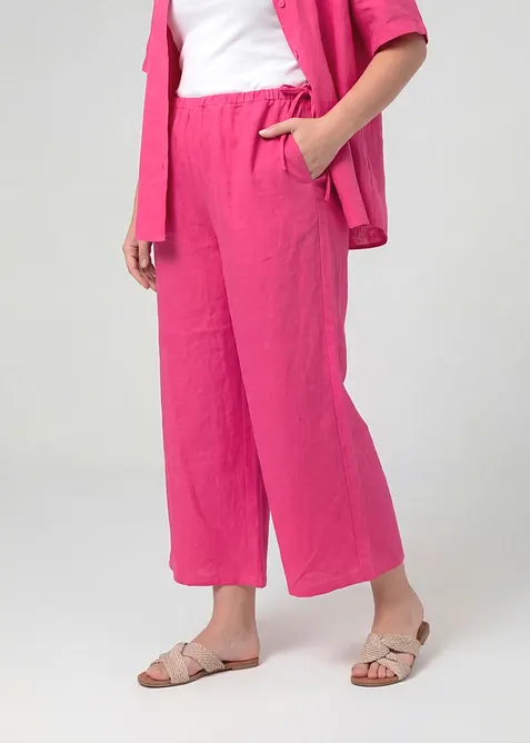 Pantaloni culotte in misto viscosa, bonprix