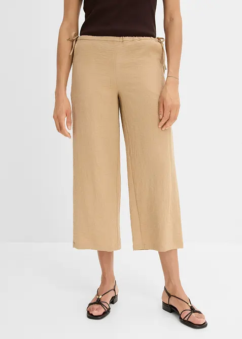 Pantaloni culotte in misto viscosa, bonprix