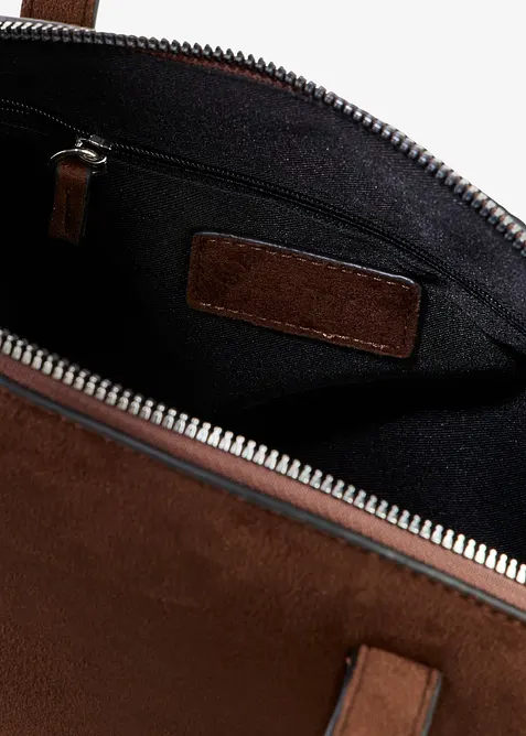 Borsa a tracolla in similpelle scamosciata, bonprix