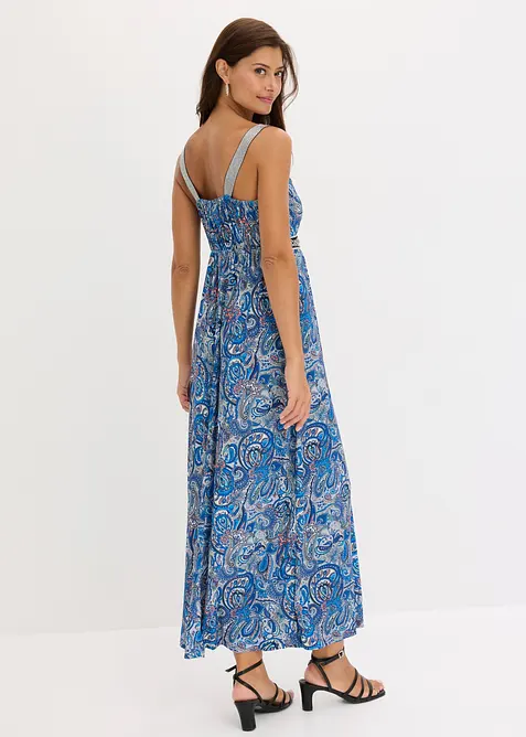 Abito lungo con applicazioni, bonprix