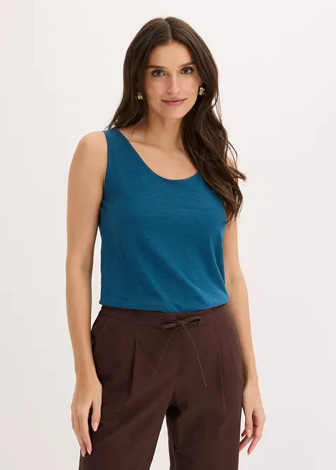 Top in jersey in puro cotone biologico, bonprix