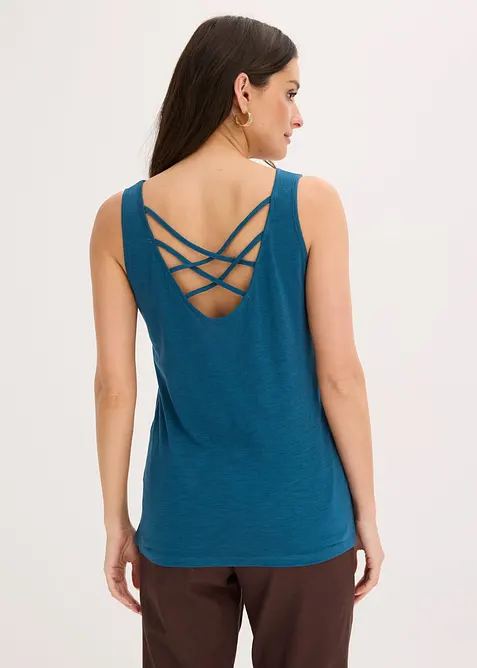 Top in jersey in puro cotone biologico, bonprix