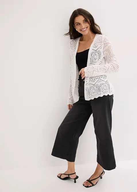 Cardigan traforato, bonprix