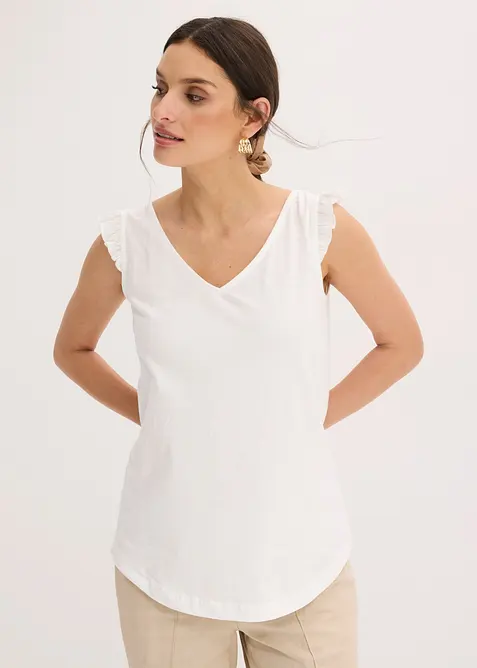 Top in puro cotone biologico, bonprix