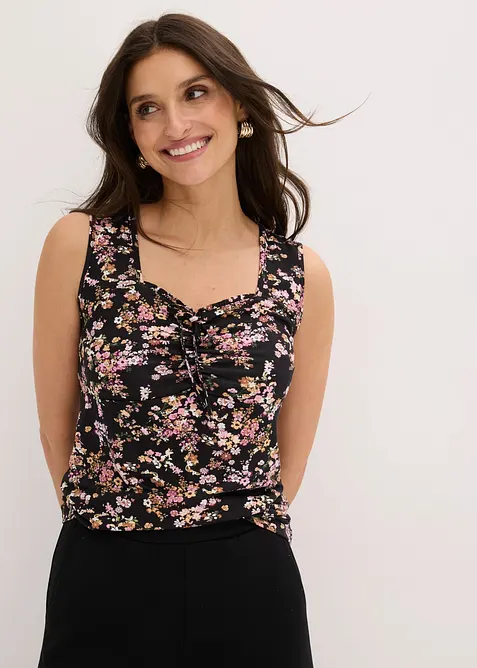 Top in misto viscosa, bonprix