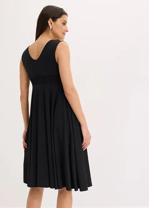 Abito in maglina con scollatura a V, bonprix