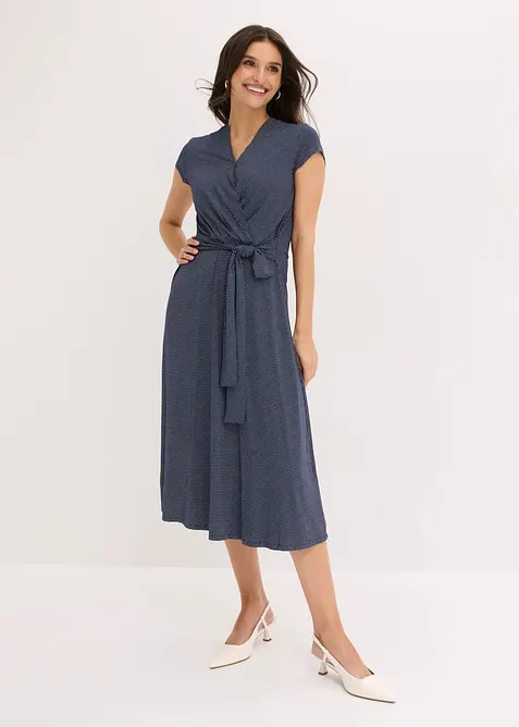 Abito midi in misto viscosa, bonprix