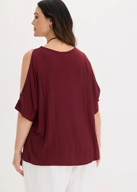 Maglia a spalle scoperte in viscosa, bonprix