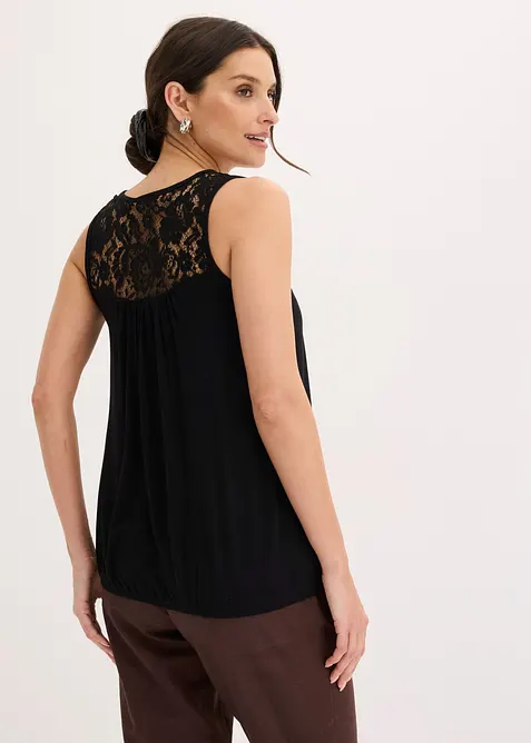 Top in misto viscosa, bonprix