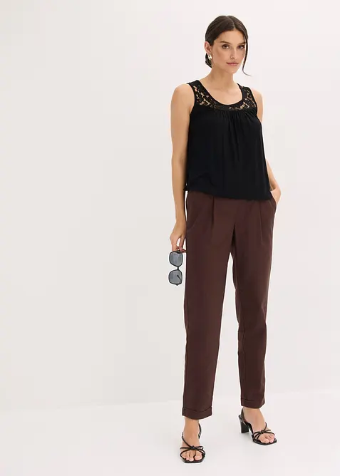 Top in misto viscosa, bonprix