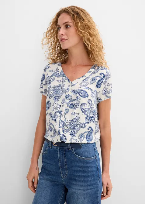 Blusa a maniche corte, bonprix