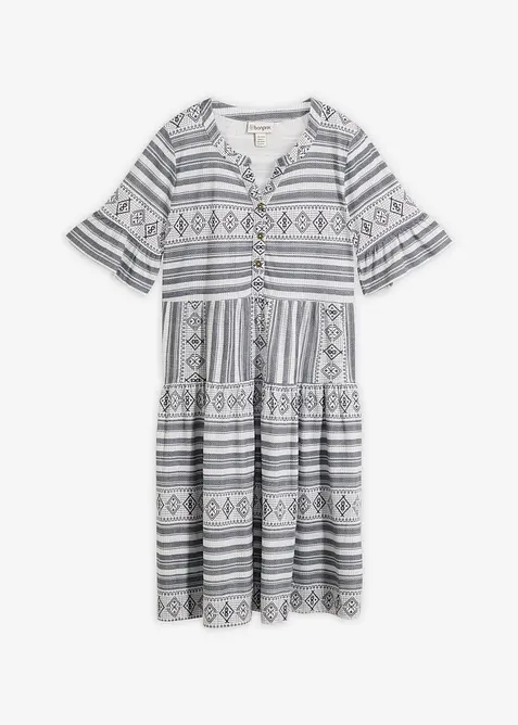 Abito di jersey in misto viscosa fluente, bonprix