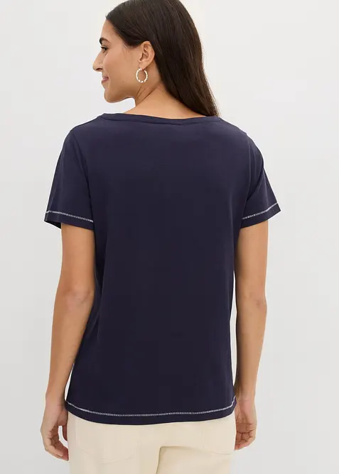 T-shirt in puro cotone, bonprix