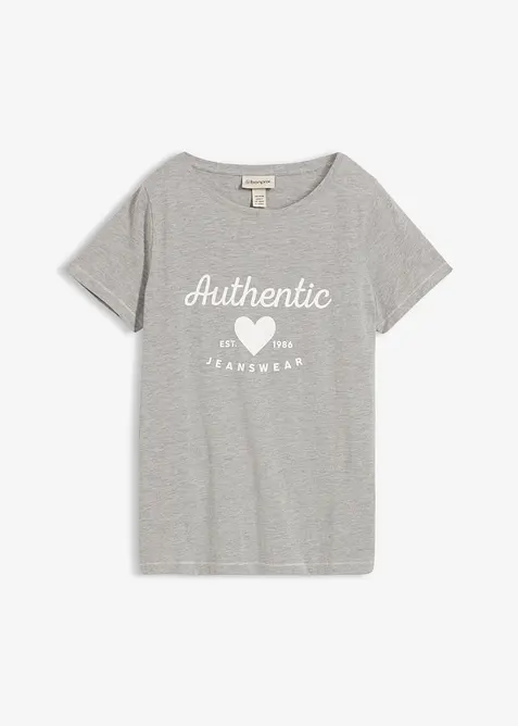 T-shirt in puro cotone, bonprix