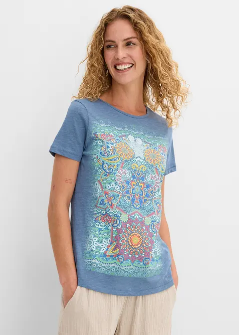 T-shirt in puro cotone, bonprix